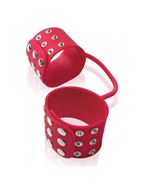 Силиконовые наручники FF ELITE - SILICONE CUFFS RED