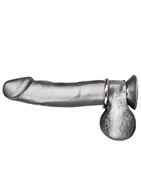 Стальное эрекционное кольцо STEEL COCK RING - 4.5 см.