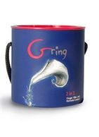 Синий мини-вибратор на палец Fun Toys Gring