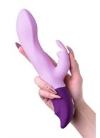 Сиреневый вибратор кролик Hello Rabbit (24,5 см)