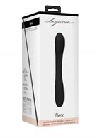 Черный двухсторонний вибратор Flex (21,5 см)