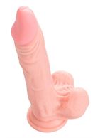 Реалистичный фаллоимитатор с чуть зауженной головкой Medical Silicone Dildo (21 см)