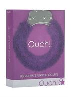 Фиолетовые кандалы Beginner s Legcuffs Furry Purple