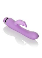 Перезаряжаемый сиреневый вибромассажер Rechargeable Triple Motor Jack Rabbit - 18 см. 