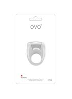 Эрекционное кольцо белое OVO B8
