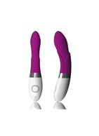 Фиолетовый вибратор украшенный лепестками Iris Deep Rose (LELO)