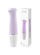 Розовый мини-вибратор OVO D4 (14 см)