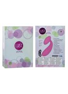 Розовый изогнутый вибратор Lust by JOPEN L10