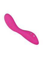 Розовый вибратор EMBRACE BELOVED WAND - 20 см.