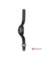 Черно-золотой вибратор с пультом-часами Anne's Desire Curve G-Spot Vibe Wireless Watchme (20,5 см)