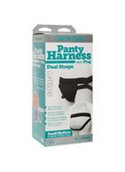 Трусики с плугом Vac-U-Lock Panty Harness with Plug Dual Strap - S/M