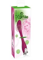 Розовый гнущийся вибратор Flexi Lover - 24 см.