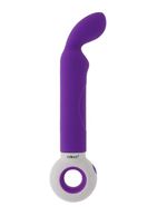 Фиолетовый вибромассажер для точки G INEMES PURPLE - 21 см.