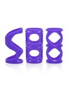Набор фиолетовых насадок Posh Silicone Lover’s Cages
