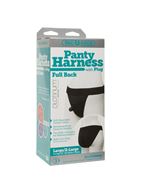 Трусики с плугом Vac-U-Lock Panty Harness with Plug Full Back - L/XL