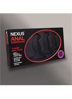 Набор из 3 массажеров простаты чёрного цвета NEXUS ANAL STARTER KIT