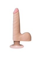 Телесный вибромассажер The Realistic Cock ULTRASKYN Vibrating 7” Slim (22,1 см)