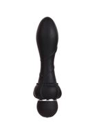 Чёрный анальный вибромассажер PURRFECT SILICONE ANAL VIBRATOR BLACK (12,7 см)