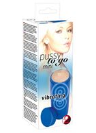 Вибромастурбатор-вагина Pussy to go mini vibrating 