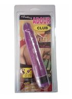 Фиолетовый вибратор-реалистик Adour Club (22,5 см)