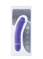 Фиолетовый вибратор-реалистик PURRFECT SILICONE VIBRATOR 6INCH PURPLE