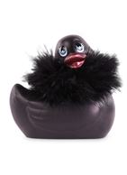 Черный вибратор-уточка I Rub My Duckie 2.0 Paris