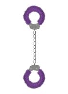 Фиолетовые кандалы Beginner s Legcuffs Furry Purple