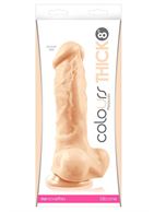 Большой фаллоимитатор Colours Pleasures Thick 8" Dildo (23,8 см)