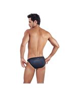 Черные мужские трусы-брифы с декоративным пояском Misty Brief