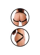 Синий страпон First Timers Strap-On Set - 14 см