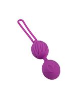 Фиолетовые вагинальные шарики GEISHA LASTIC BALLS S PURPLE