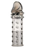 Серая насадка на пенис Power Stud Sleeve