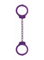 Металлические фиолетовые оковы Pleasure Legcuffs