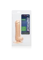 Вибратор-реалистик 10-Function Silicone Emperor - 18,4 см.