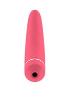 Розовый вакуумный клиторальный вибромассажер Personal vibrator HIKY