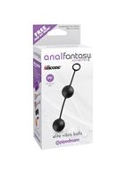 Силиконовые анальные шарики Elite Vibro Balls (3,75 см)