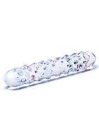 Двухцветный стеклянный стик Purple Rose Nubby (17,5 см)