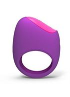 Фиолетовое перезаряжаемое эрекционное кольцо LIFEGUARD RING VIBE