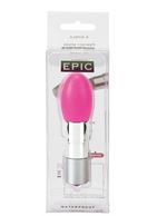 Розовый мини-вибратор EPIC PINK - 6 см.