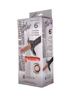 Пояс-трусики с насадкой Glamour Silver (15,5 см)