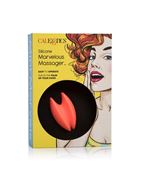 Оранжевый вибромассажер Mini Marvels Silicone Marvelous Massager