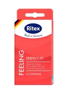Презервативы анатомической формы с накопителем RITEX PERFECT FIT (8 шт)