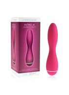 Розовый вибромассажер Intro 4 Pink - 18 см.