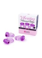 Набор из трех виброколец Pleasure Rings Purple