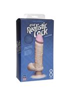 Вибромассажер-реалистик на присоске The Realistic Cock ULTRASKYN Vibrating 8” (23,5 см)