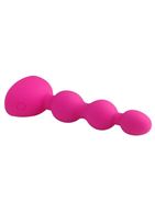 Розовый анальный вибратор Anal Beads - S (14,5 см)