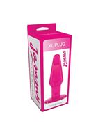 Розовый анальный плаг большого размера JAMMY JELLY ANAL XL PLUG PINK - 14 см.