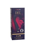 Синий вибратор Chi­c Peony (19,7 см)