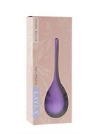 Фиолетовый вагинальный шарик LAYLA TULIPANO