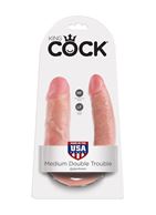 Двусторонний фаллоимитатор U-Shaped Medium Double Trouble (34,6 см)